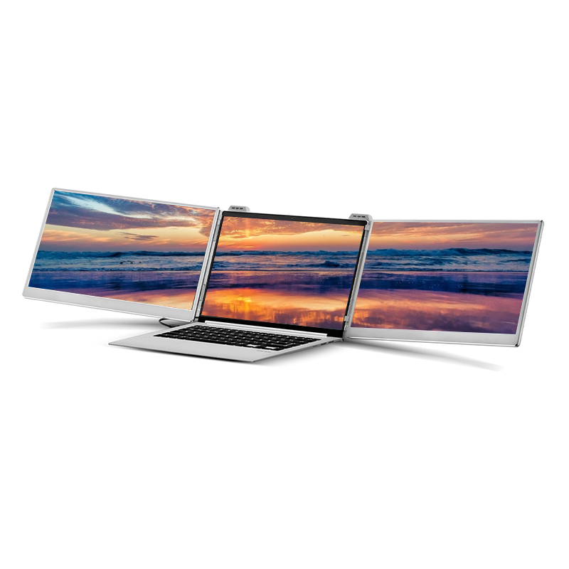Triple Screen Laptop Monitor Foldable - YENİ Abeloe 15.6 İnç Taşınabilir Monitör