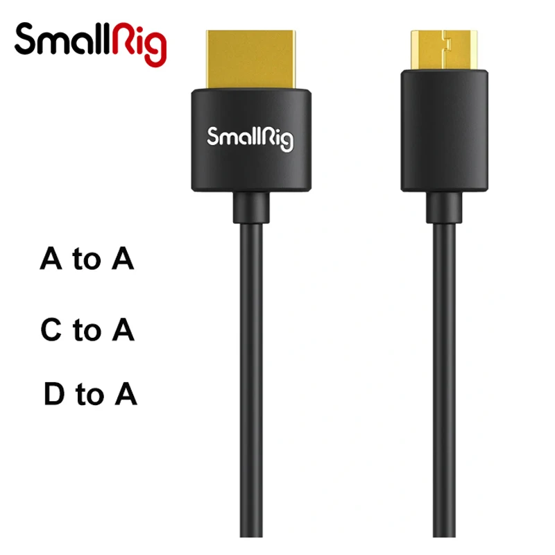 Mini Hdmi To Hdmi Cable Ultra Slim - SmallRig Ultra İnce Yüksek Hızlı 4K