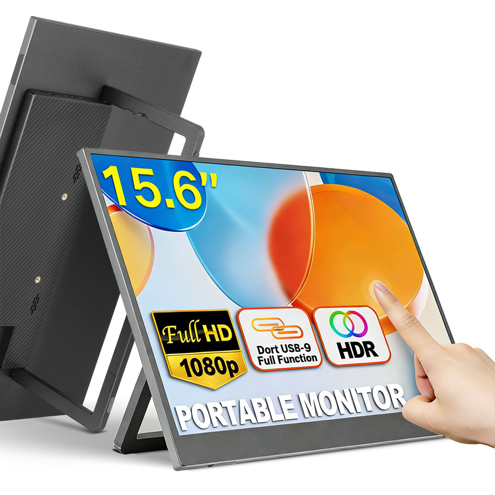 Portable Touchscreen Monitor For Laptop - [Özel Teklif] 15.6 İnç Dokunmatik Ekranlı