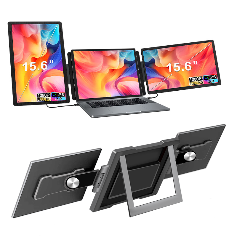 Dual Screen Portable Monitor Extender - 14 İnç Üçlü Ekran Dizüstü Bilgisayar