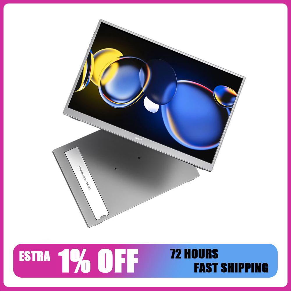 Portable Monitor 15.6 Inch 1080P Type C - SANC D1 15,6 inç Taşınabilir Monitör,