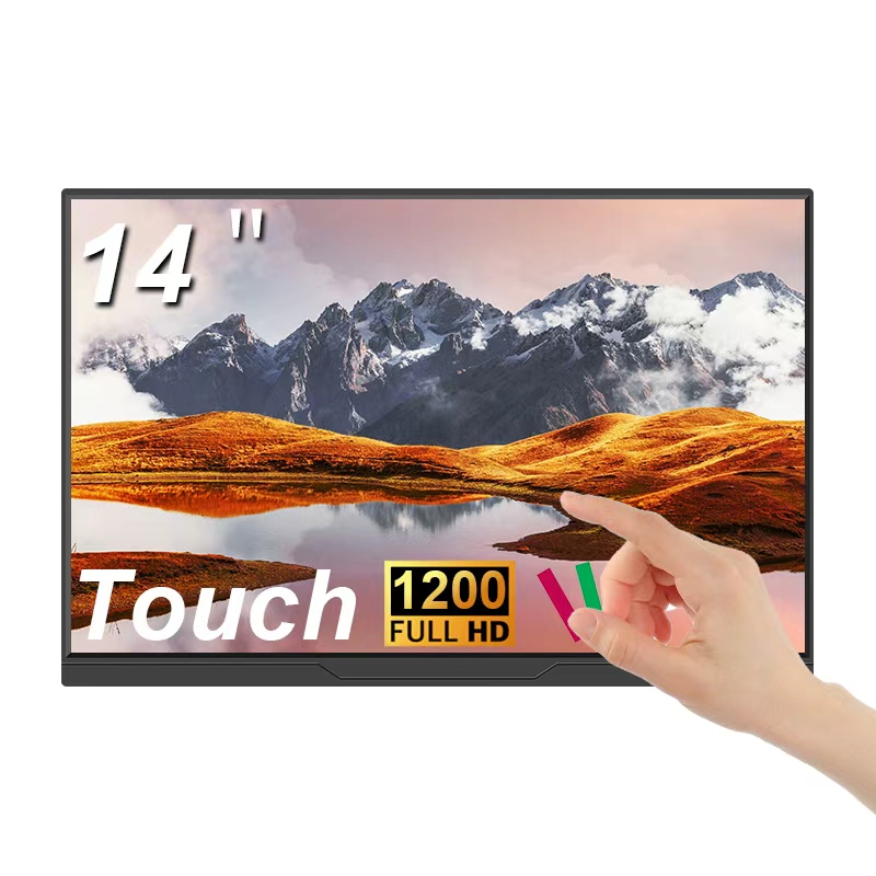 Portable Touchscreen Monitor For Laptop - 14 inç Dokunmatik Ekran Taşınabilir Monitör