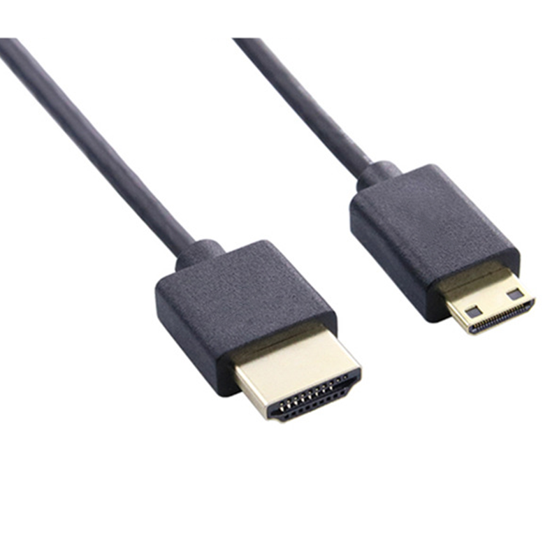 Ultra İnce İnce HDMI Kablosu E - Mini Hdmi To Hdmi Cable Ultra Slim incelemesi ve fiyatı