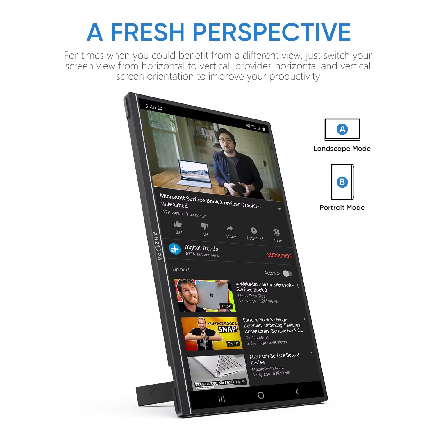 15,6 inç Taşınabilir Monitör,  - Portable Monitor 15.6 Inch 1080P Type C incelemesi ve fiyatı