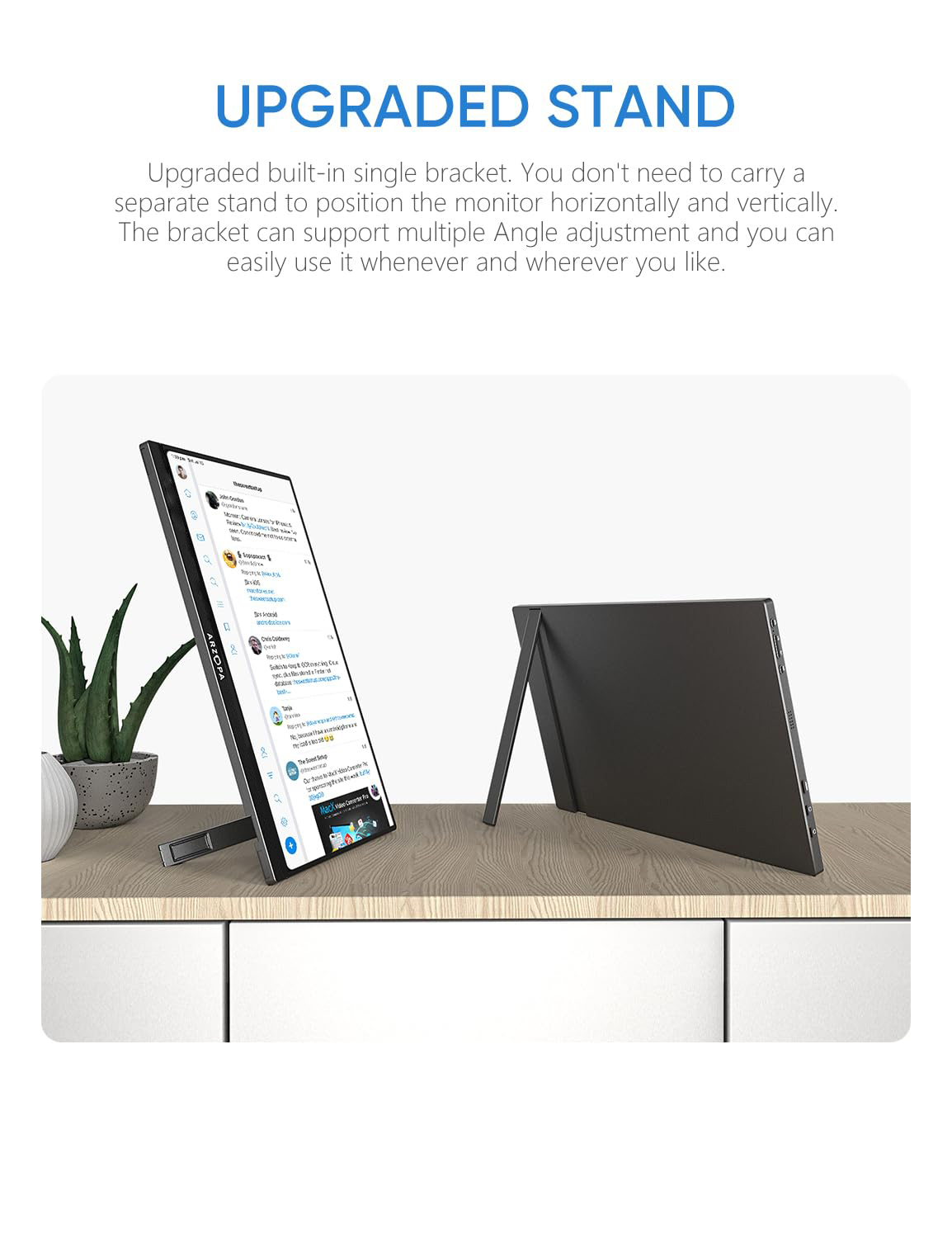 Arzopa A1T 10 Noktalı Dokunmat - Portable Monitor 15.6 Inch 1080P Type C incelemesi ve fiyatı