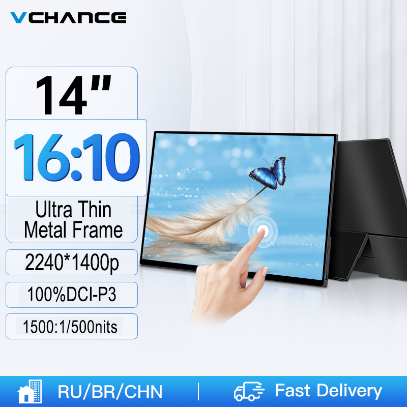 VCHANCE 14'' 2K Dokunmatik Ekr - Portable Touchscreen Monitor For Laptop incelemesi ve fiyatı