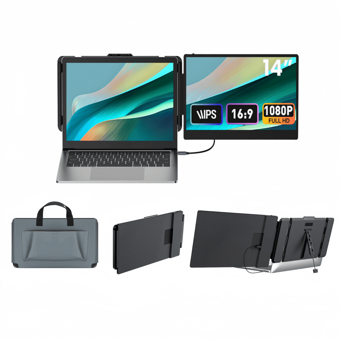 S1 Dizüstü Bilgisayar Ekran Ge - Dual Screen Portable Monitor Extender incelemesi ve fiyatı