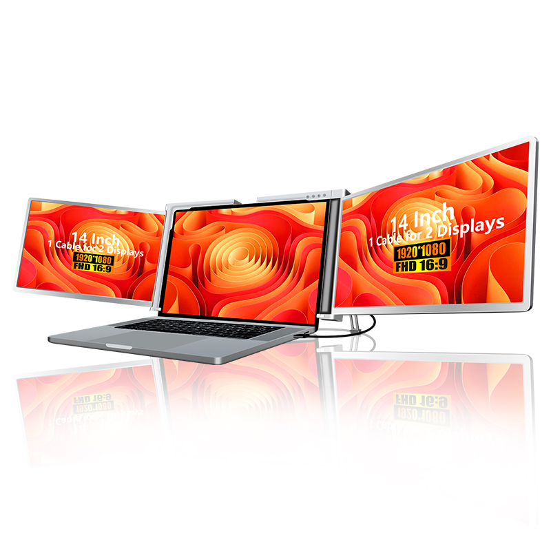 14-17 inç Dizüstü Bilgisayarla - Dual Screen Portable Monitor Extender incelemesi ve fiyatı