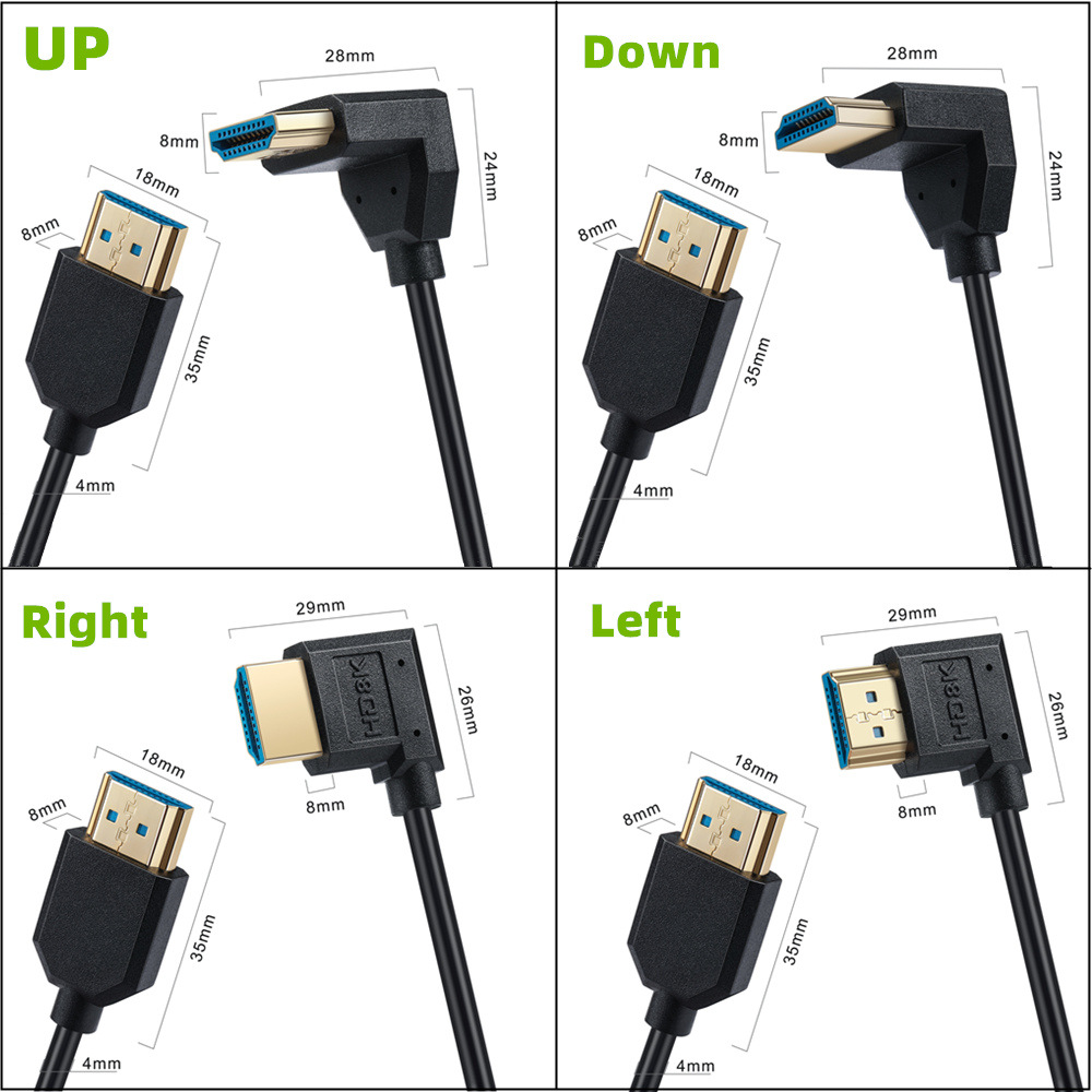 OD4.0mm İnce/Ultra İnce Mikro  - Mini Hdmi To Hdmi Cable Ultra Slim incelemesi ve fiyatı