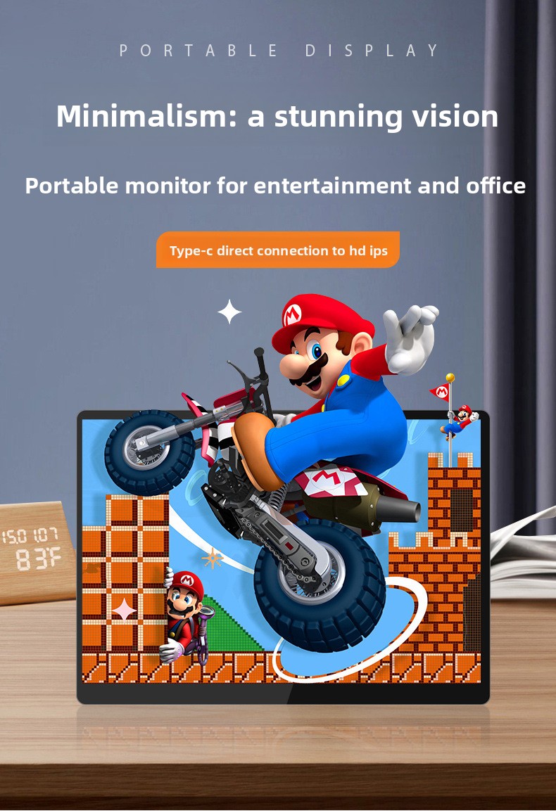 15.6 İnç 16:10 Taşınabilir Mon - Portable Monitor 15.6 Inch 1080P Type C incelemesi ve fiyatı