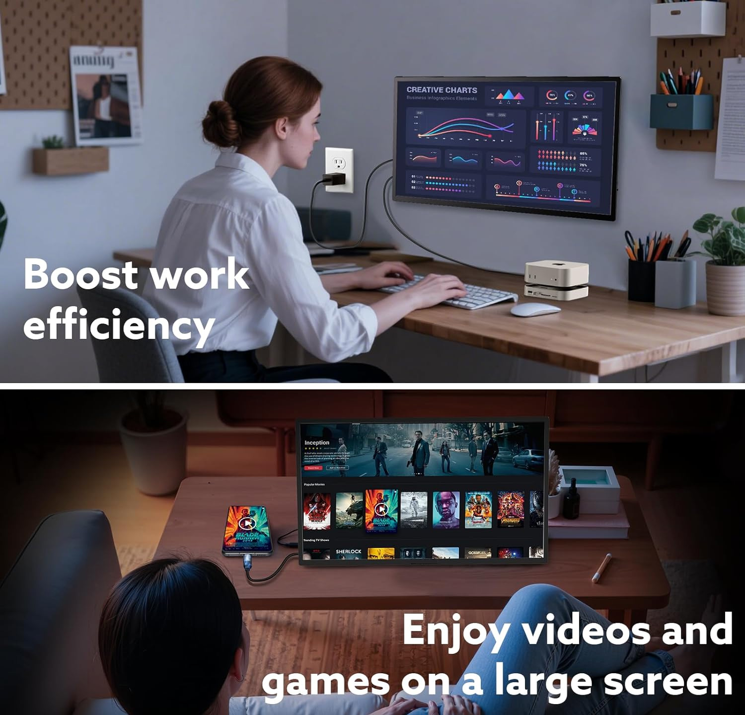 AHXJKA 23.8 inç 120Hz Taşınabi - Portable Touchscreen Monitor For Laptop incelemesi ve fiyatı