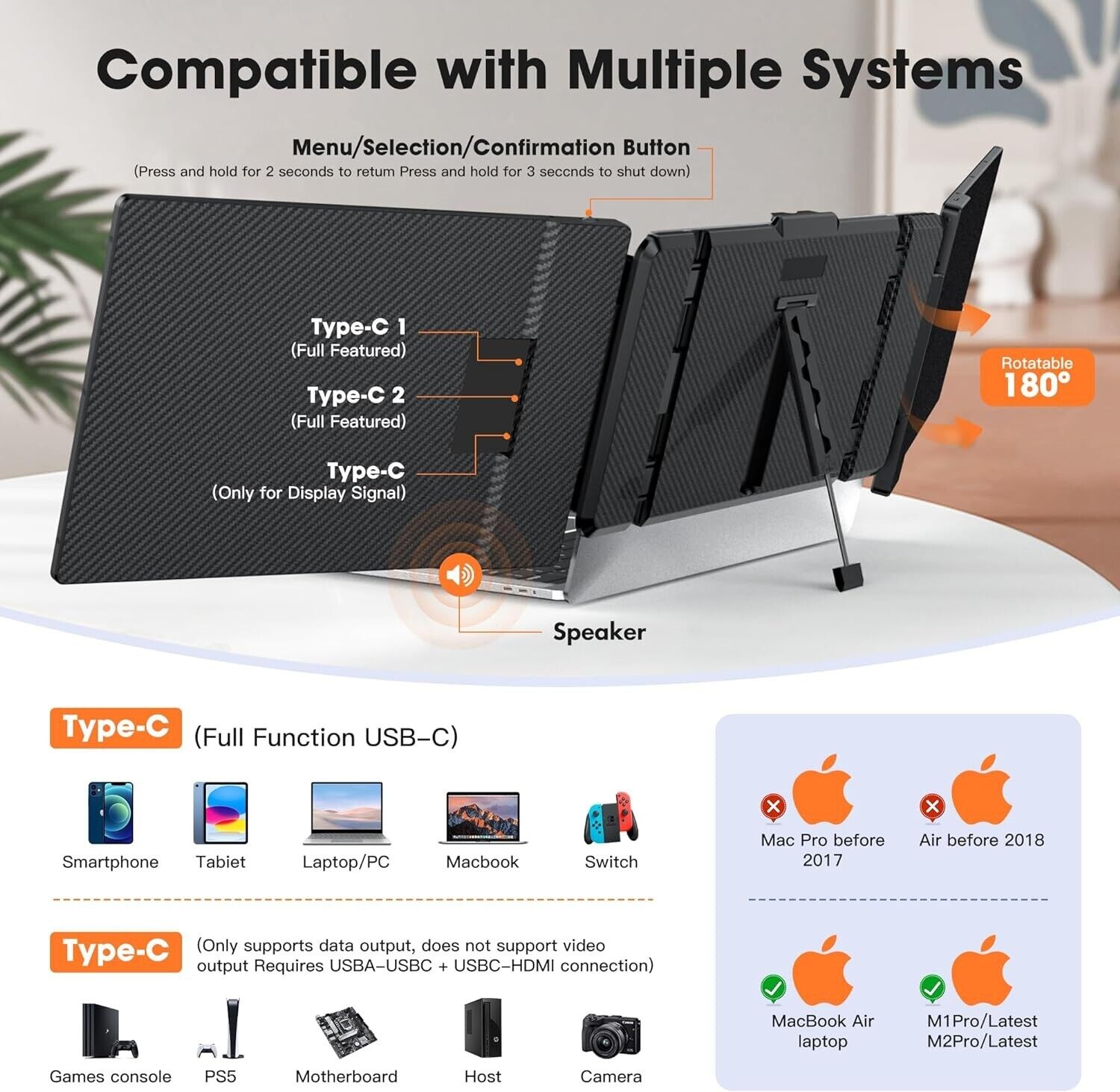 Fabrika Özel Üretim 14 İnç Taş - Dual Screen Portable Monitor Extender incelemesi ve fiyatı