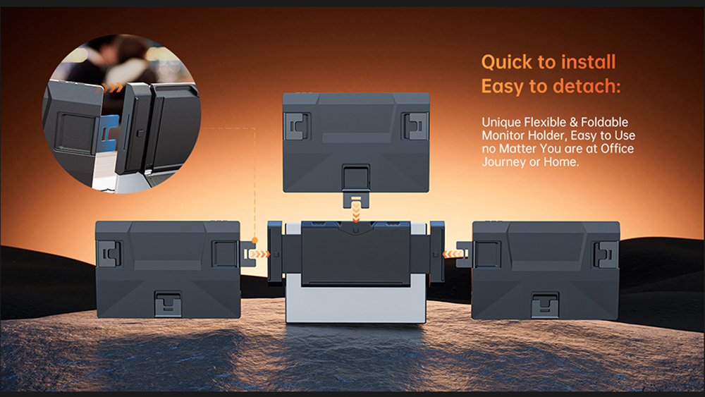 13-14 İnç PC Çift Ekran LCD Bi - Dual Screen Portable Monitor Extender incelemesi ve fiyatı