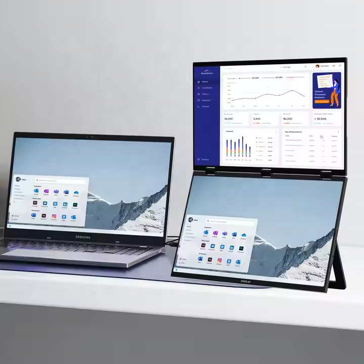 7 Günlük Teslimat 18.5 İnç LCD - Triple Screen Laptop Monitor Foldable incelemesi ve fiyatı