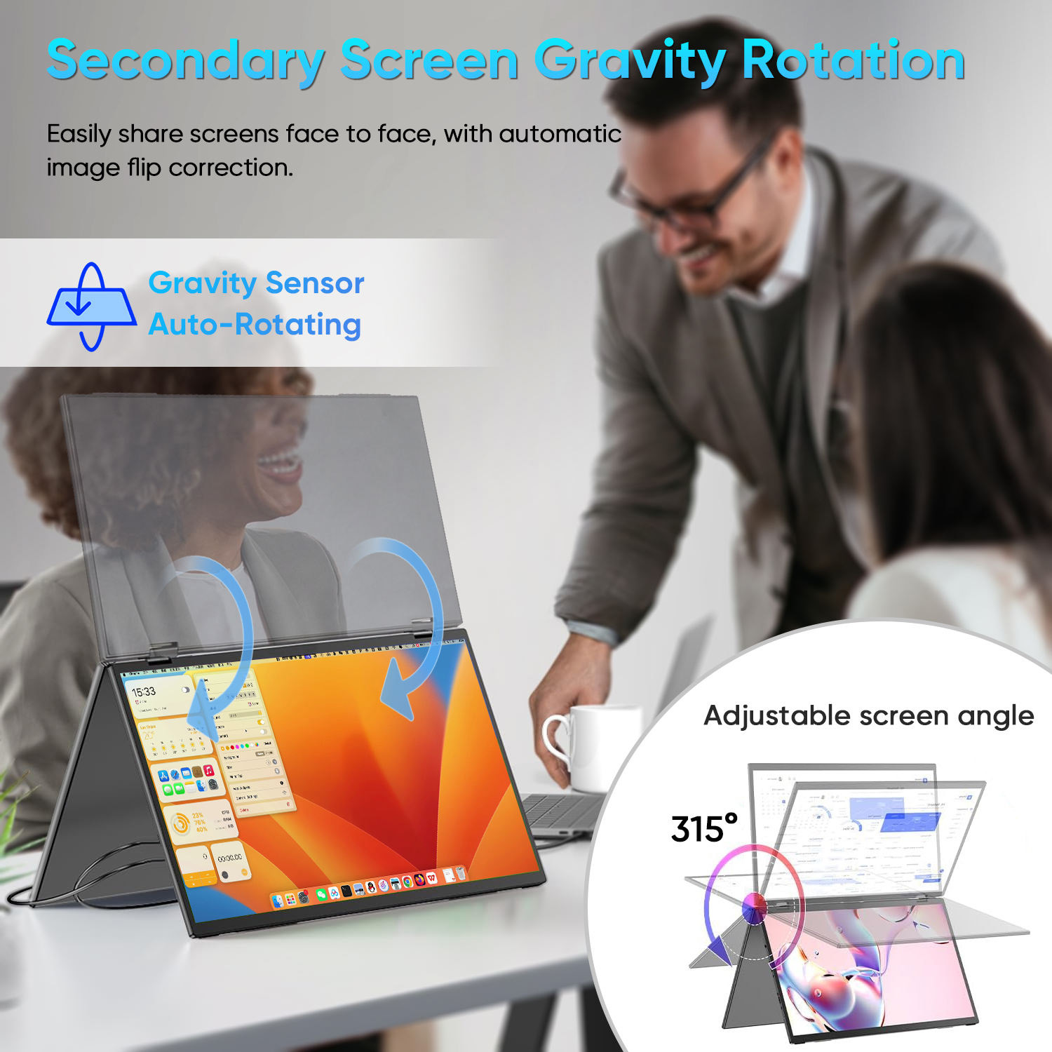 AHXJKA Çift Taşınabilir Monitö - Dual Screen Portable Monitor Extender incelemesi ve fiyatı