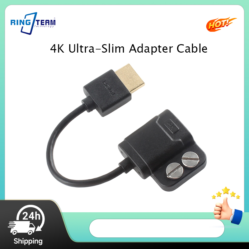 4K Ultra İnce HDMI Adaptörü HD - Mini Hdmi To Hdmi Cable Ultra Slim incelemesi ve fiyatı